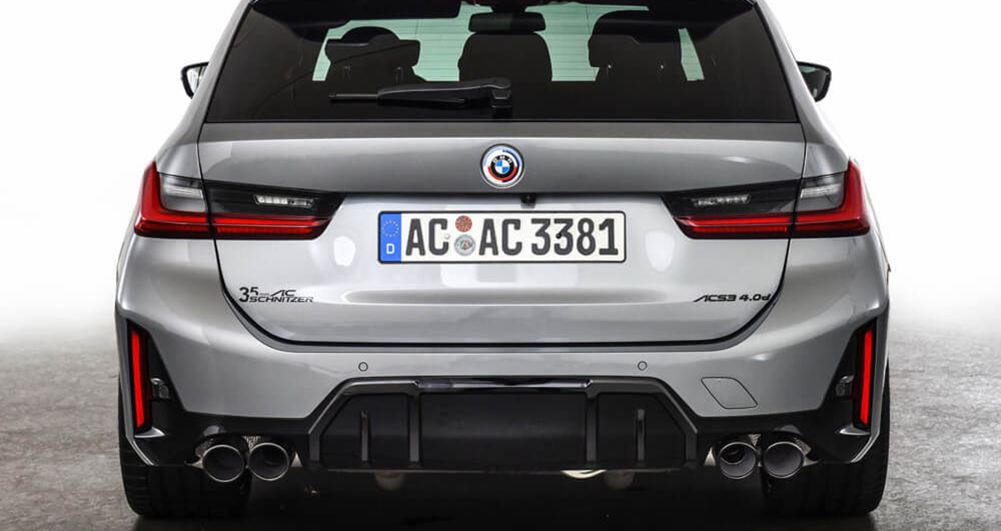 Тюнинг AC Schnitzer для BMW G20 G21 LCI 2024 2023 2022. Чип-тюнинг, обвес, диски, выхлопная система, подвеска.