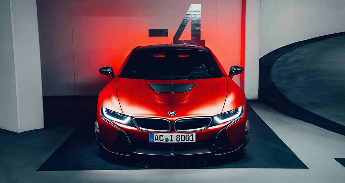 Тюнинг AC Schnitzer для BMW i8 2020 2019 2018 2017 2016. Чип-тюнинг, обвес, диски, выхлопная система, интерьер