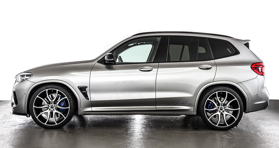 Тюнинг AC Schnitzer для BMW X3M F97 2021 2020 2019 2018. Чип-тюнинг, обвес, диски, выхлопная система, интерьер