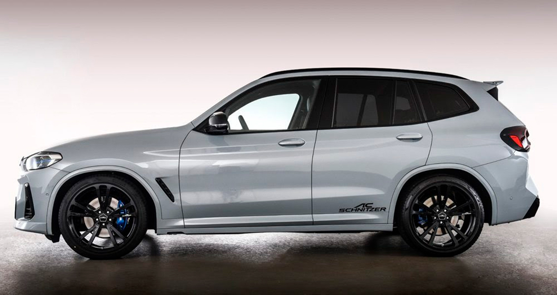 Тюнинг AC Schnitzer для BMW X3 G01 LCI 2023 2022 2021. Чип-тюнинг, обвес, диски, выхлопная система, интерьер