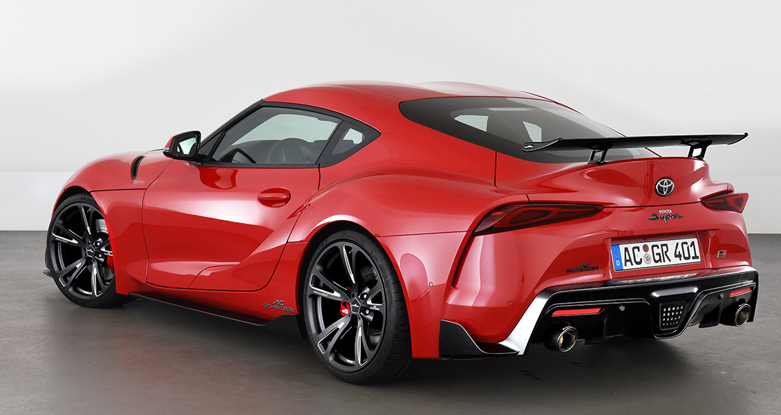 Тюнинг AC Schnitzer для Toyota Supra A90 2021 2020 2019. Чип-тюнинг, обвес, диски, выхлопная система, подвеска.