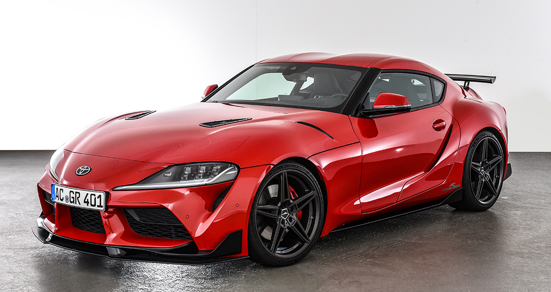 Тюнинг AC Schnitzer для Toyota Supra A90 2021 2020 2019. Чип-тюнинг, обвес, диски, выхлопная система, подвеска.